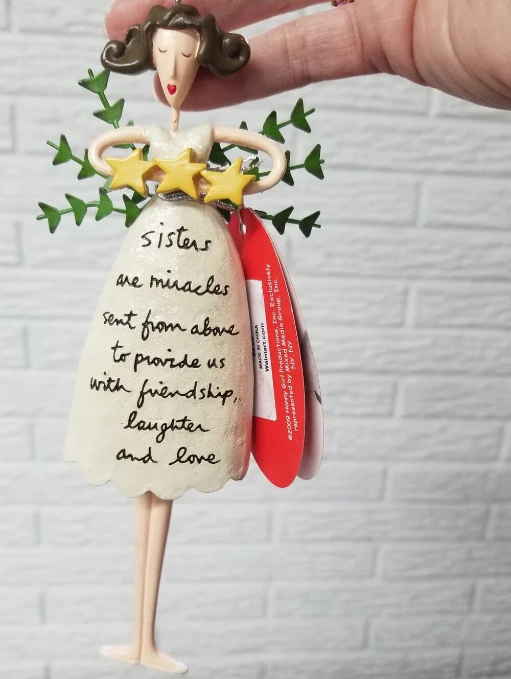 Sisters Angel Ornament